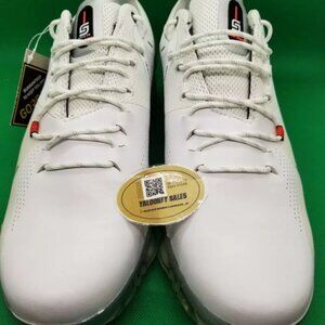 Under Armour UA Spieth 4 GTX M 7.5/W 9.5 Golf White Gore-Tex Spikes NWOB